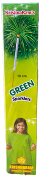10 Cm Green Sparklers Crackers