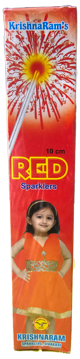 10 Cm Red Sparklers Crackers