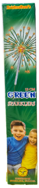 12 Cm Green Sparklers Crackers