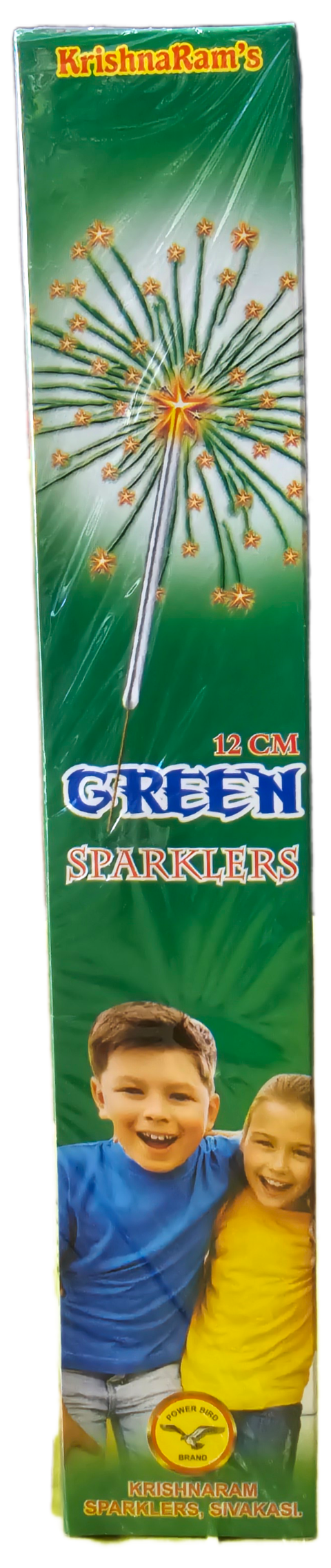 12 Cm Green Sparklers Crackers