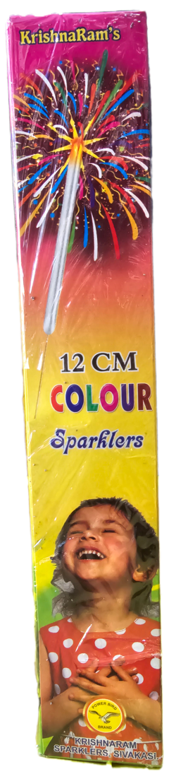 12 Cm Colour Sparklers Crackers