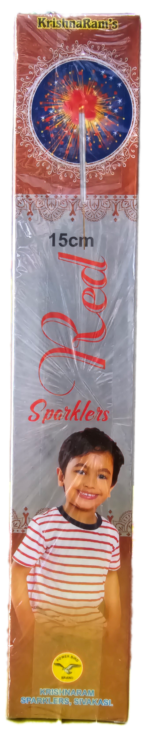 15 Cm Red Sparklers Crackers