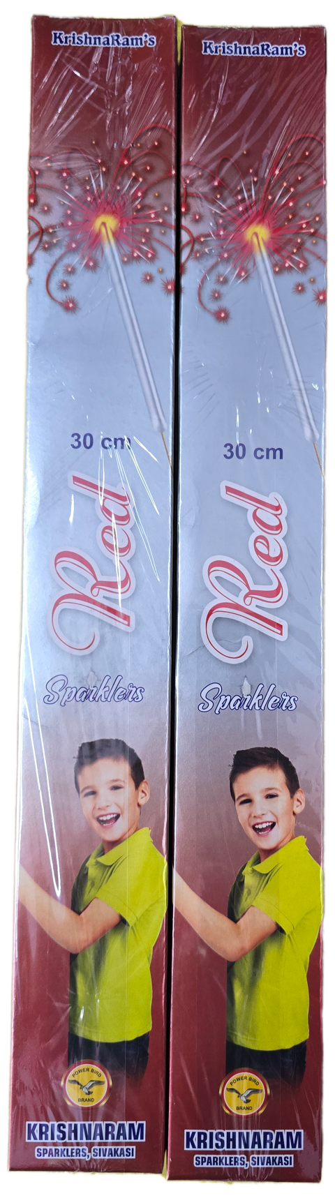 30 Cm Red Sparkle Crackers