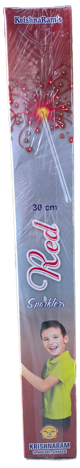 30 Cm Red Sparkle Crackers