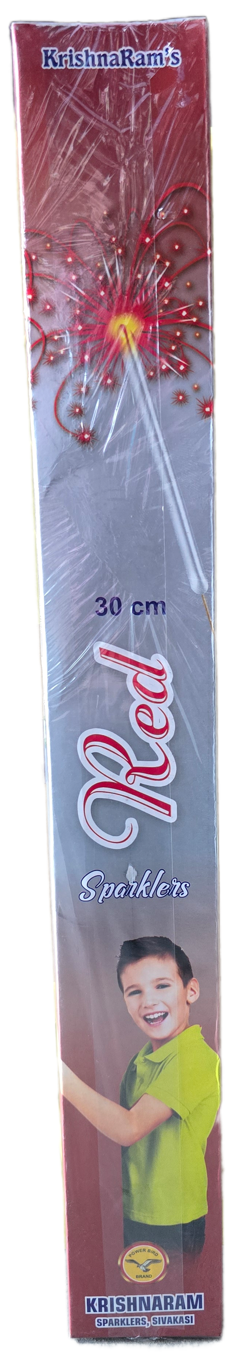 30 Cm Red Sparkle Crackers