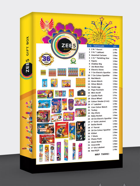 ZEE 5 Crackers Gift Box 