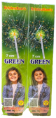 7 Cm Green Sparklers Crackers
