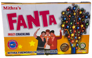 Multi-Color Fancy Fountain - 2.5 Inch Fanta Crackers