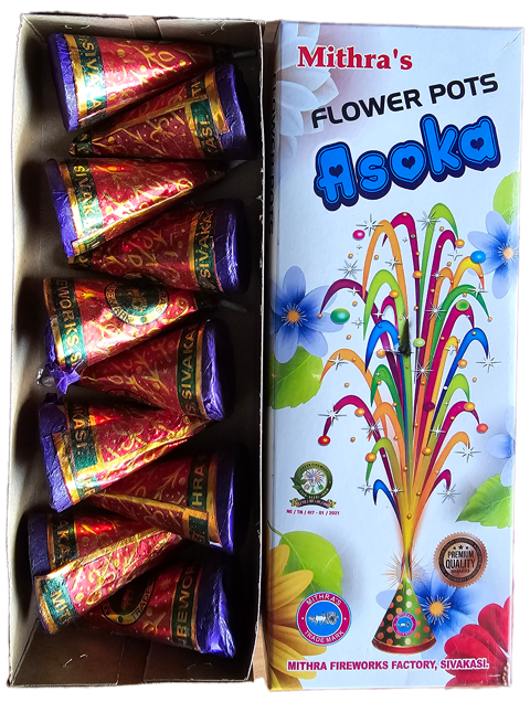 Flower Pots Asoka Crackers