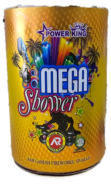 6” Mega Shower Crackers