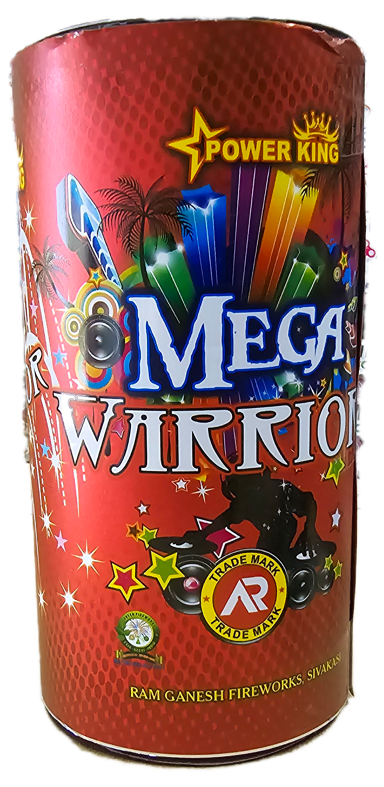 8” Mega Warrior (Popcorn With Crackling) Crackers
