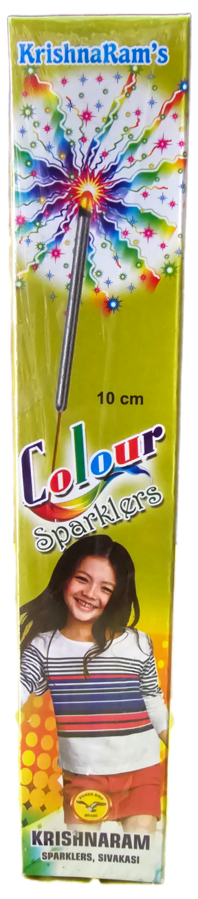 10 Cm Colour Sparklers - 1 box ( 10 pieces )