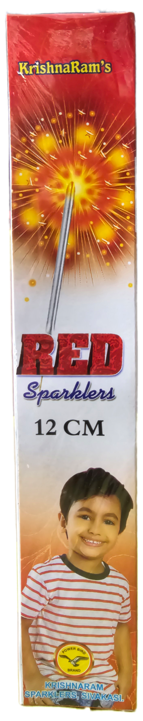 12 Cm Red Sparklers - 1 box ( 10 pieces )