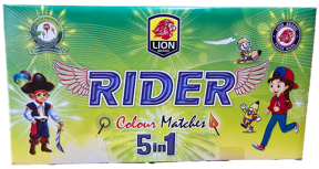 Lion Rider Color Match Box Crackers - 5in1 Boxes