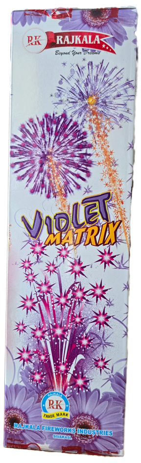 Violet Matrix Shower Crackers - 1pcs