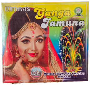 Ganga Jamuna Fancy Fountain Crackers - 1box( 10 pieces)