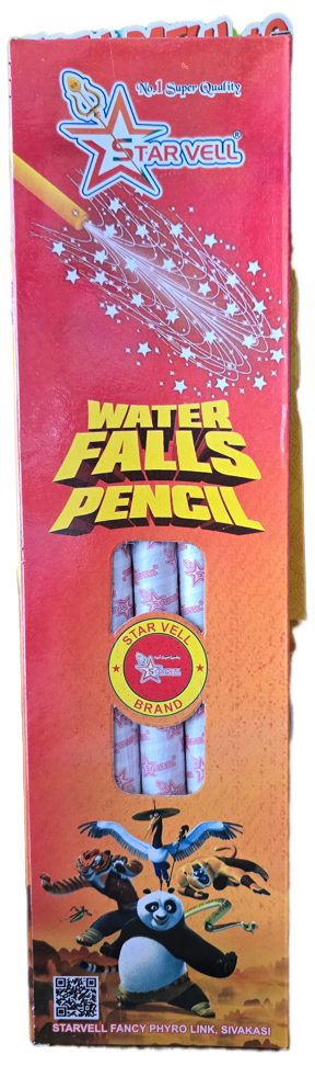 Water Fall Pencil PopCorn Crackers - - 1box( 5 pieces)